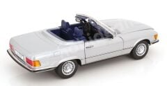 KK Scale 1:12 Mercedes-Benz 450 SL Cabriolet (1985) Silver Grey (KKDC120181) | Model Araba