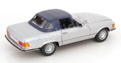 KK Scale 1:12 Mercedes-Benz 450 SL Cabriolet (1985) Silver Grey (KKDC120181) | Model Araba