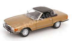 KK Scale 1:12 Mercedes-Benz 450 SL Cabriolet (1985) Gold Metallic (KKDC120182) | Model Araba