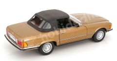 KK Scale 1:12 Mercedes-Benz 450 SL Cabriolet (1985) Gold Metallic (KKDC120182) | Model Araba