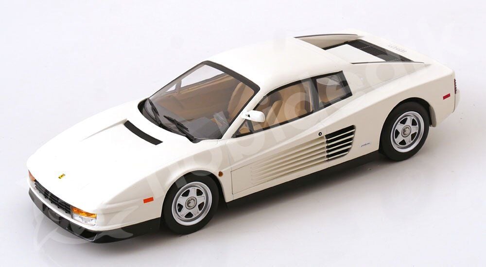 KK Scale 1/18 Scale Diecast KKDC180502 - Ferrari Testarossa 1984 - Beyaz