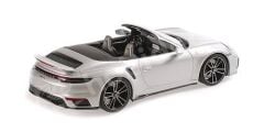 Minichamps 1/18 PORSCHE 911 (992) TURBO S CABRIOLET – 2020 – Gümüş - Limitid Edition 302 pcs - 155 069082