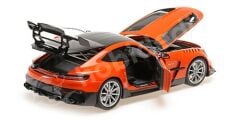 Minichamps 1/18 MERCEDES-AMG GT BLACK SERIES – 2021 – ORANGE W/SILVER WHEELS - 110 032024