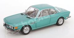 KK Scale 1/12 Scale Diecast KKDC120191 - BMW 3.0 CSI E9 Aluminium Rims 1971 - Turkuaz Metalik