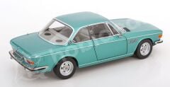 KK Scale 1/12 Scale Diecast KKDC120191 - BMW 3.0 CSI E9 Aluminium Rims 1971 - Turkuaz Metalik