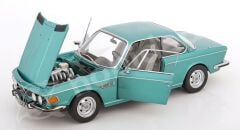 KK Scale 1/12 Scale Diecast KKDC120191 - BMW 3.0 CSI E9 Aluminium Rims 1971 - Turkuaz Metalik