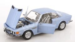 KK Scale 1/12 Scale Diecast KKDC120193 - BMW 3.0 CSI E9 Aluminium Rims 1971 - Açık Mavi Metalik