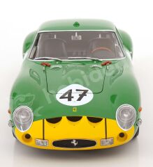 KK Scale 1/12 Scale Diecast KKDC120126-47 - Ferrari 250 GTO No.47, 1000km Nürburgring 1963 - Yeşil / Sarı