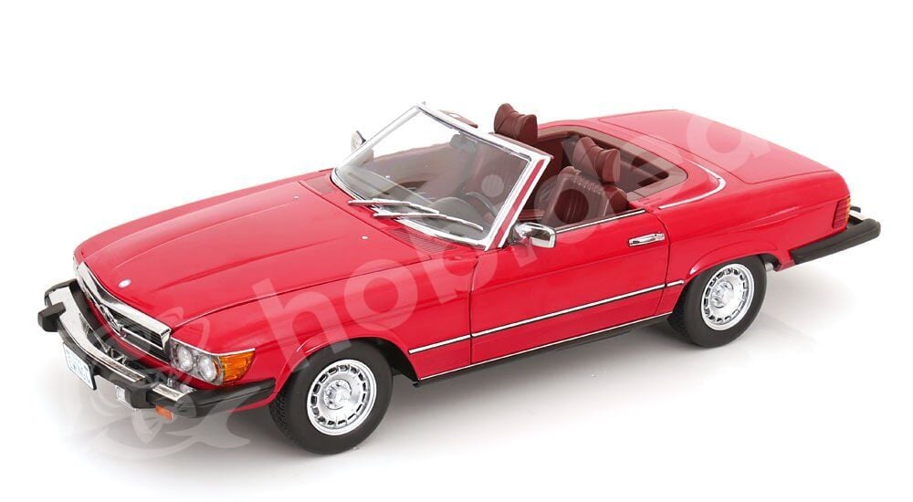 KK Scale 1/12 Scale Diecast KKDC120261 - Mercedes 450 SL R107 US-Version with removable Softtop 1979 - Kırmızı