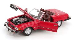 KK Scale 1/12 Scale Diecast KKDC120261 - Mercedes 450 SL R107 US-Version with removable Softtop 1979 - Kırmızı