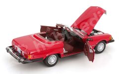 KK Scale 1/12 Scale Diecast KKDC120261 - Mercedes 450 SL R107 US-Version with removable Softtop 1979 - Kırmızı