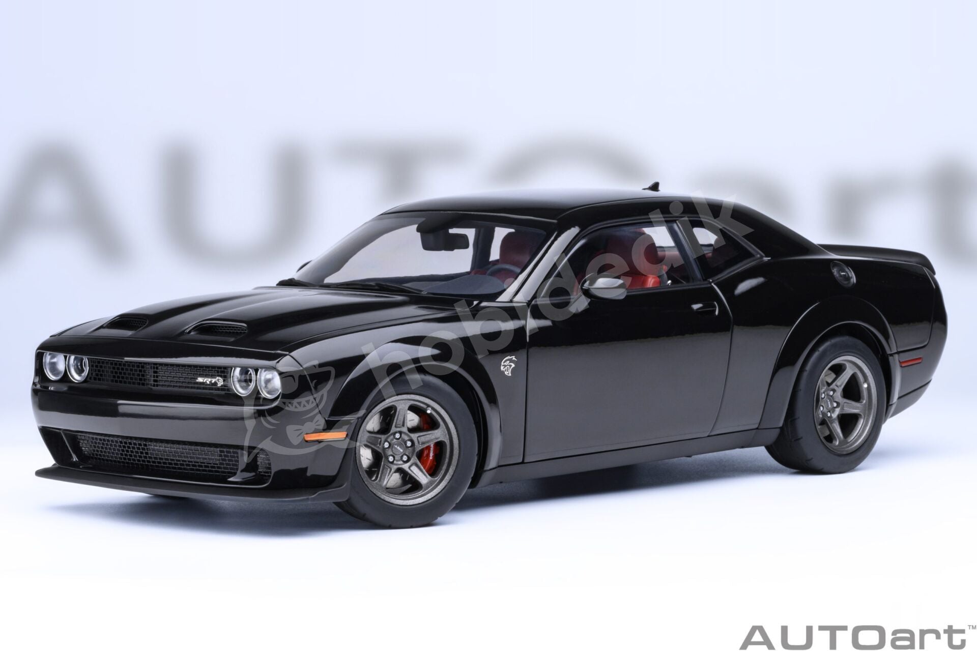 Autoart 1/18 Dodge Challenger SRT Superstock 2023 (Pitch Black) - 71765