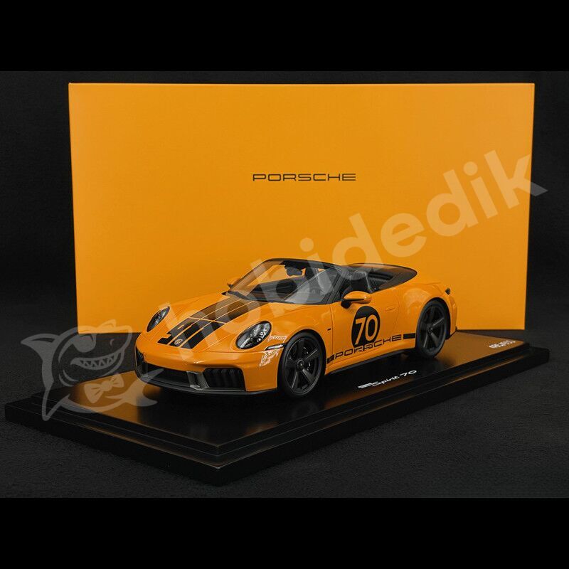 Spark Models 1/18 Porsche 911 Spirit 70 - Signal Orange