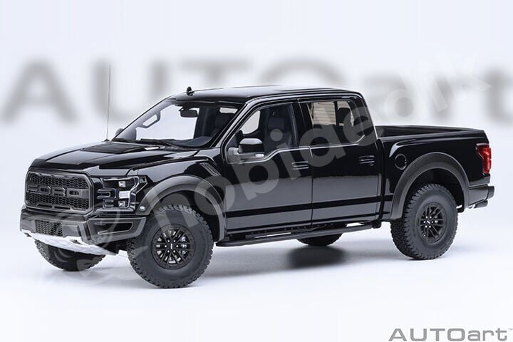 Autoart 1/18 Ford F-150 Raptor SuperCrew 2019 (Agate Black) - 72947