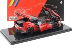 Polistil 1/18 Ferrari 12 Clindiri 2024 With Showcase - Rosso Corsa 3500/0022