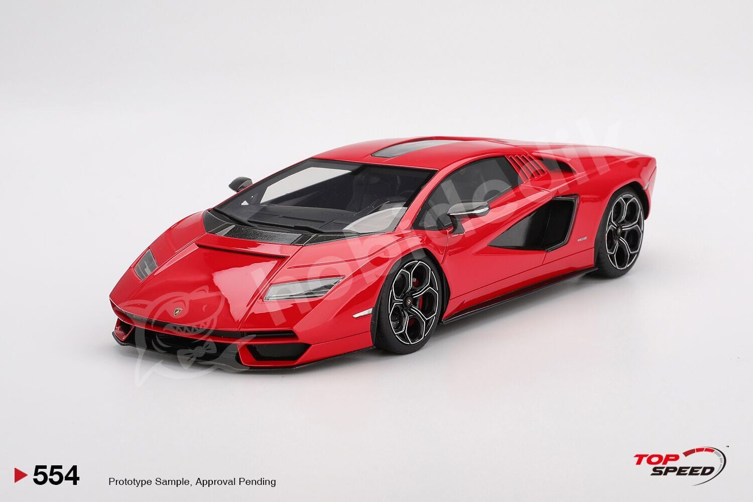 Top Speed 1/18 Lamborghini Countach LPI 800-4 Rosso Mars - TS0554