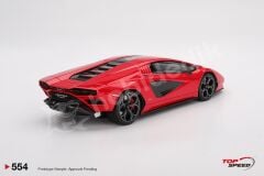 Top Speed 1/18 Lamborghini Countach LPI 800-4 Rosso Mars - TS0554