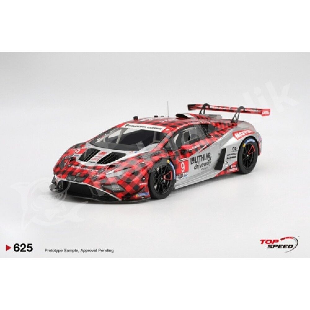 Top Speed 1/18 Lamborghini Huracan GT3 EVO2 #9 2025 IMSA Weathertech GTD Pro PFAFF Motorsports 2025 Daytona - TS0625